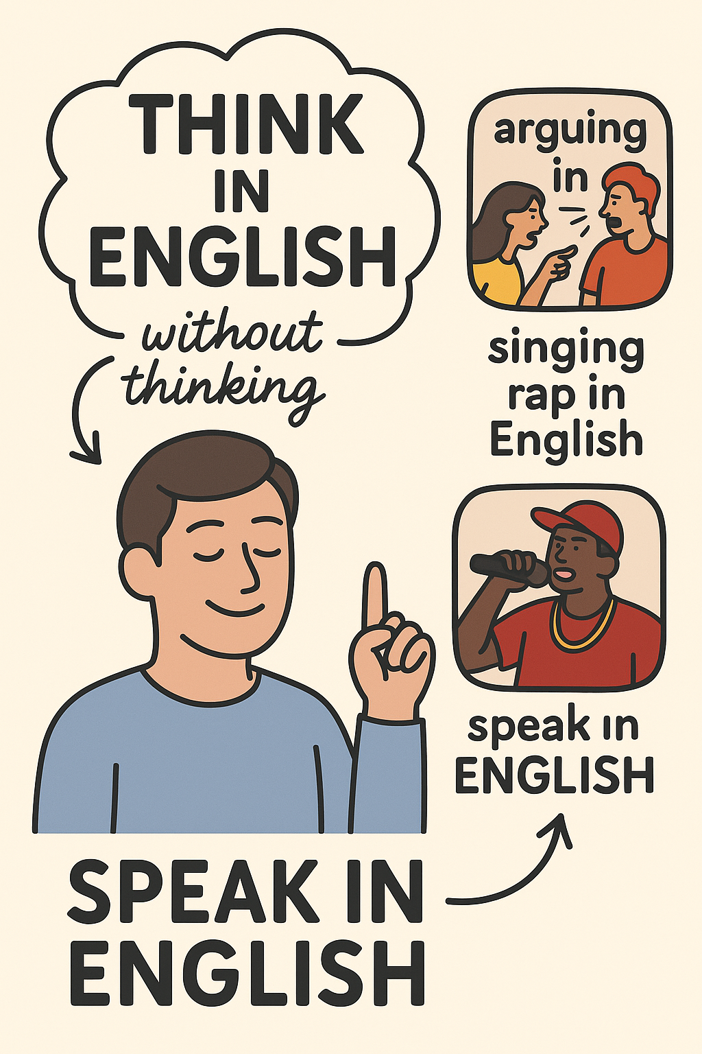 英語のゴールは「何も考えずに話す」