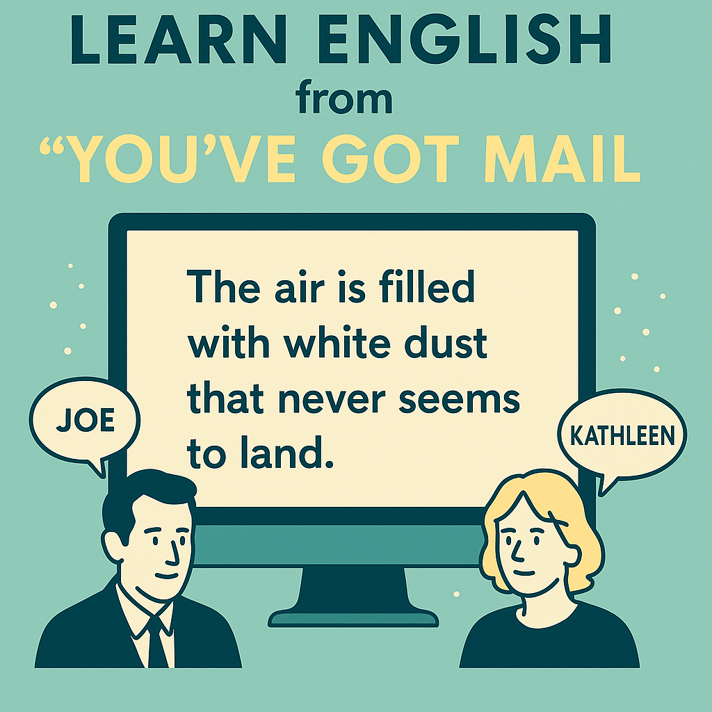 NYが主役の映画『ユーガットメール』から英会話をピックアップ