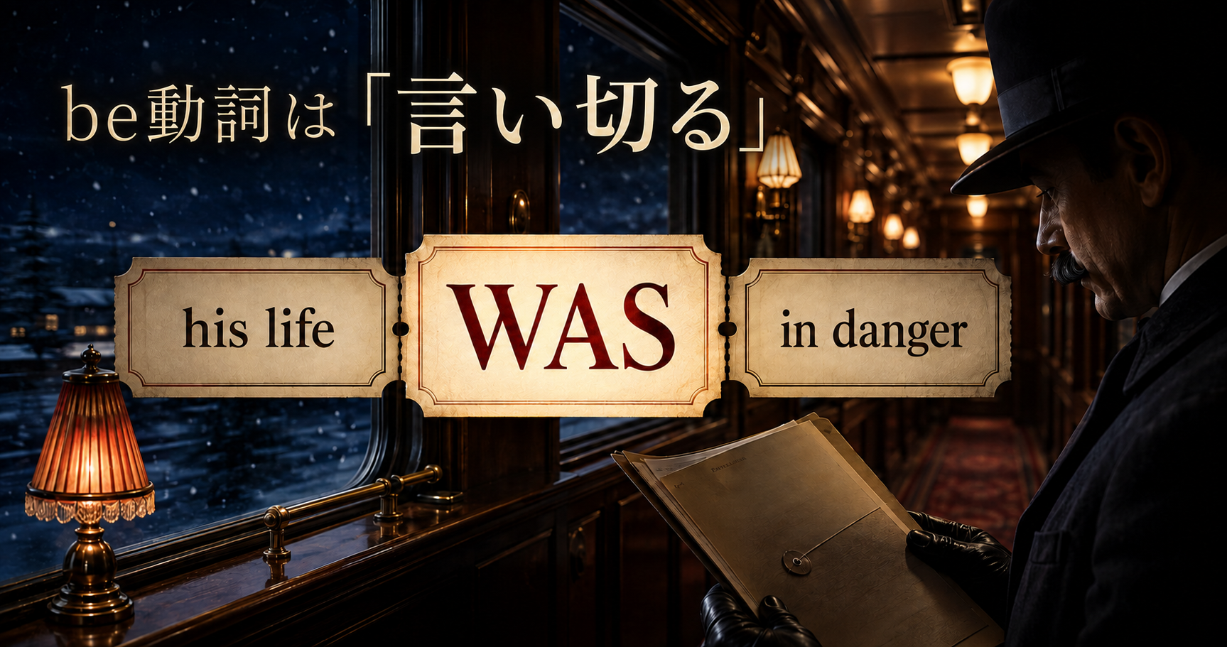 述語の読み方ですらすら読める 　『オリエント急行殺人事件』